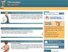 Tablet Screenshot of fibromyalgia-symptoms.org